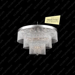 L15 546/18/6 SWAROVSKI ELEMENTS; F 3 floor, 2 coat, short, Ni chain