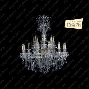 L11 895/24/1-A, 2 SWAROVSKI ELEMENTS; GOLD [=old type L11 917/24/...]-1