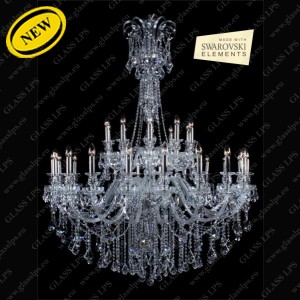 L11 895/30/1-A, 2 SWAROVSKI ELEMENTS; SILVER 