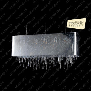 L17 731/10/3-K SWAROVSKI ELEMENTS, F tube, shade (transparent), Ni