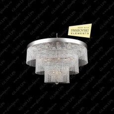 L15 546/18/6 SWAROVSKI ELEMENTS; F 3 floor, 2 coat, short, Ni chain