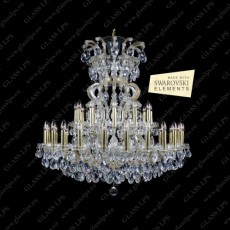 L14 304/37/1 SWAROVSKI ELEMENTS; F cut, GOLD  [old type L14 903/37/1]