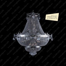 L15 572/18/1-A, 3 SWAROVSKI ELEMENTS; F 2 floor, short, Ni