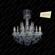 L11 895/24/1-A, 2 SWAROVSKI ELEMENTS; GOLD [=old type L11 917/24/...]-1