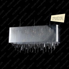 L17 731/10/3-K SWAROVSKI ELEMENTS, F tube, shade (transparent), Ni