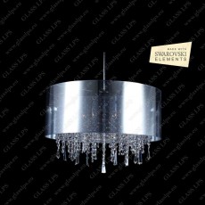 L17 701/06/3, 3-K SWAROVSKI EL.; F tube, shade (transparent), V2, Ni
