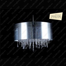 L17 701/06/3, 3-H SWAROVSKI EL.; F tube, shade (transparent), V2, Ni