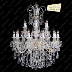 L11 895/18/1-A, 2 SWAROVSKI ELEMENTS; ses. white